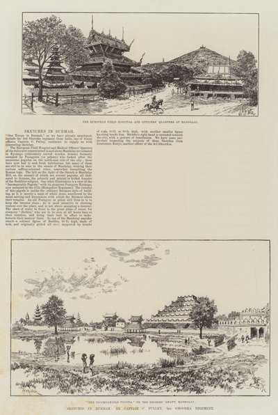 Sketches in Burmah by Amedee Forestier